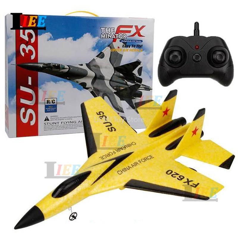 2.4G RC SU35 Airplane Plane Aircraft Remote Control Fighter Hobby Glider Airplane EPP Foam Toys RC Plane for Kids Gift Shopee Singapore