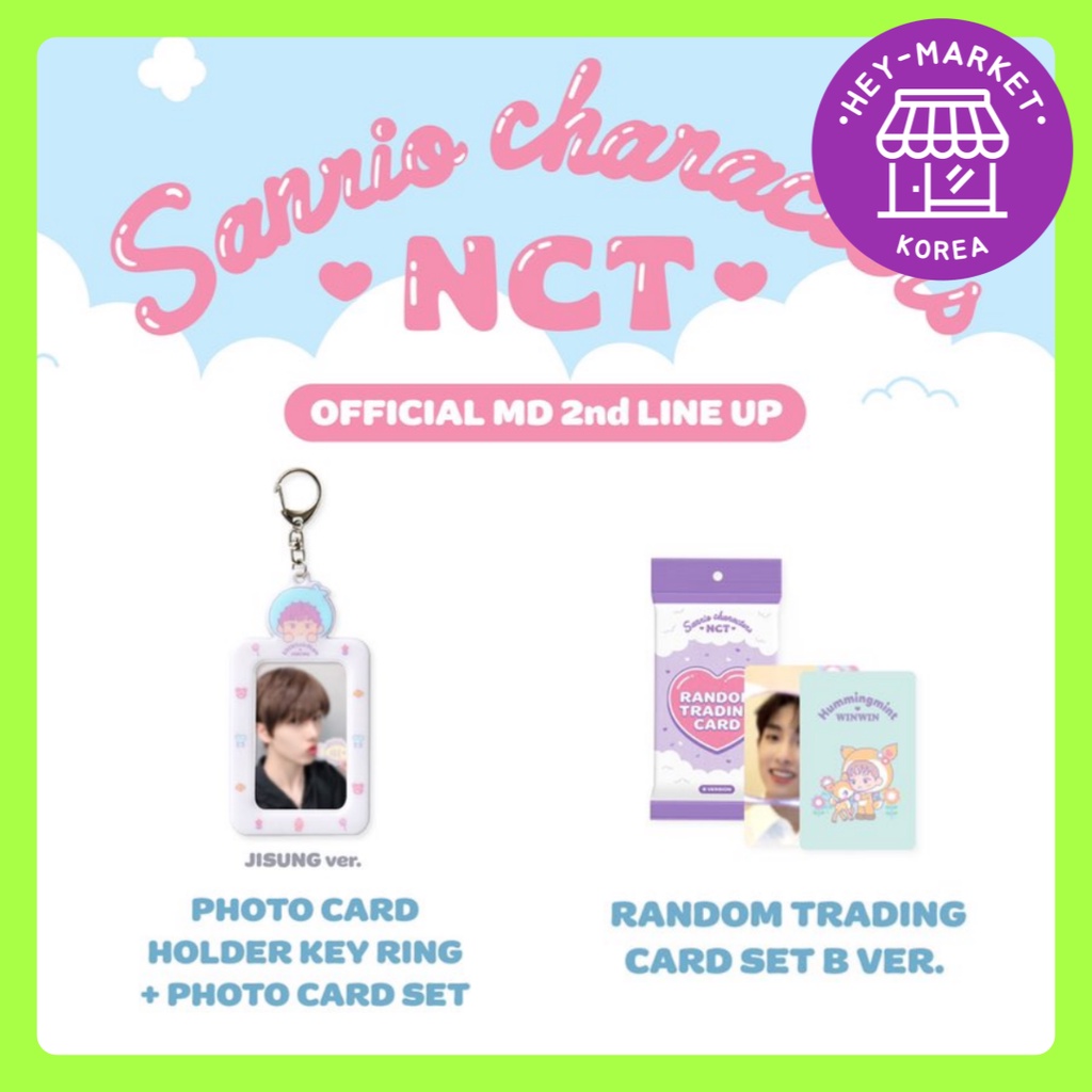 NCT fashion Sanrio Photocard Holder Keyring Mark