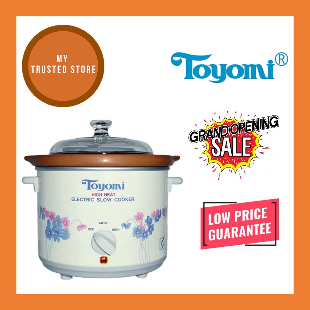 TOYOMI Slow Cooker with High Heat Pot 1.2L HH 1500A Shopee