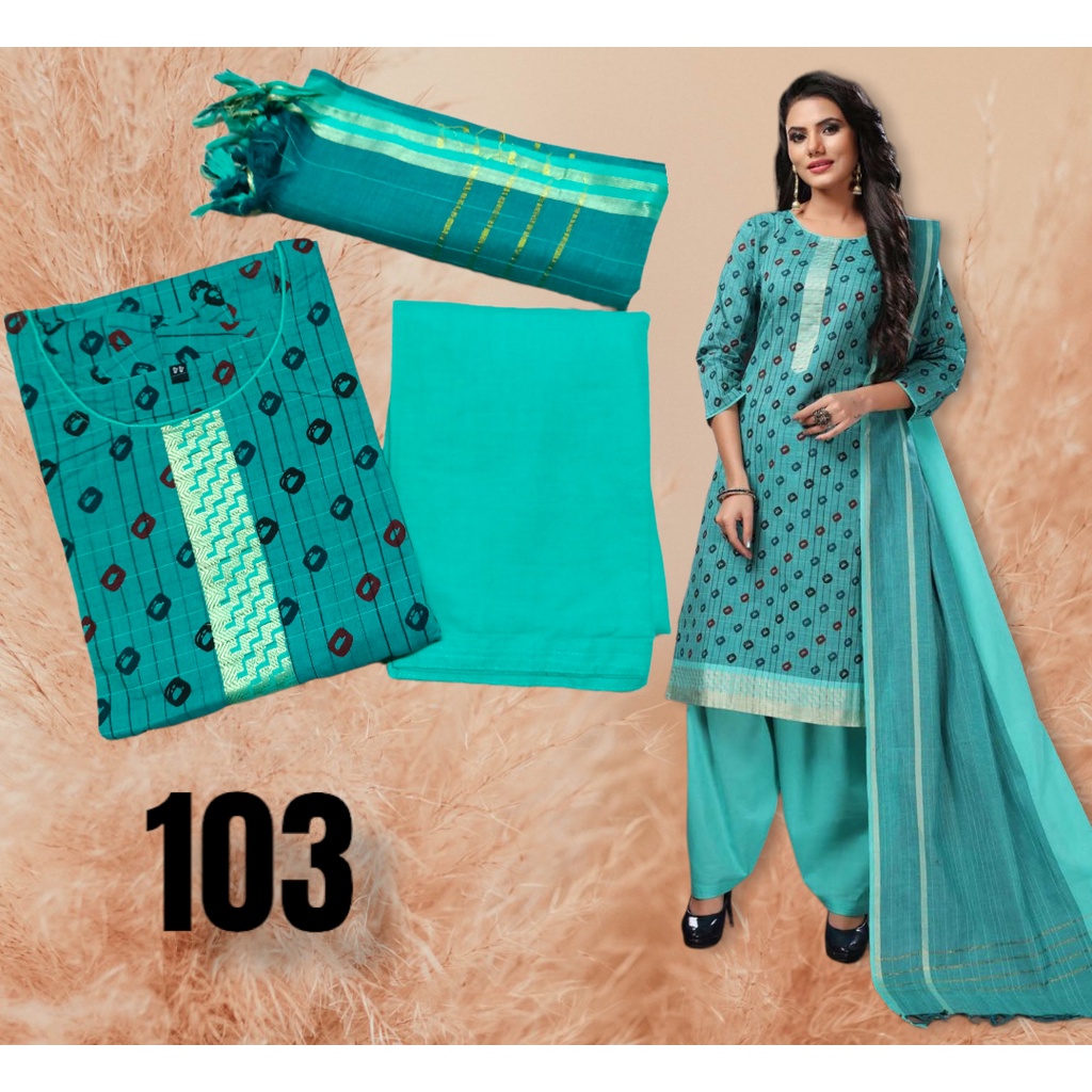 Readymade Cotton Punjabi Suits with Lining Size L XL 2XL only PLAN 101 111 Shopee Singapore