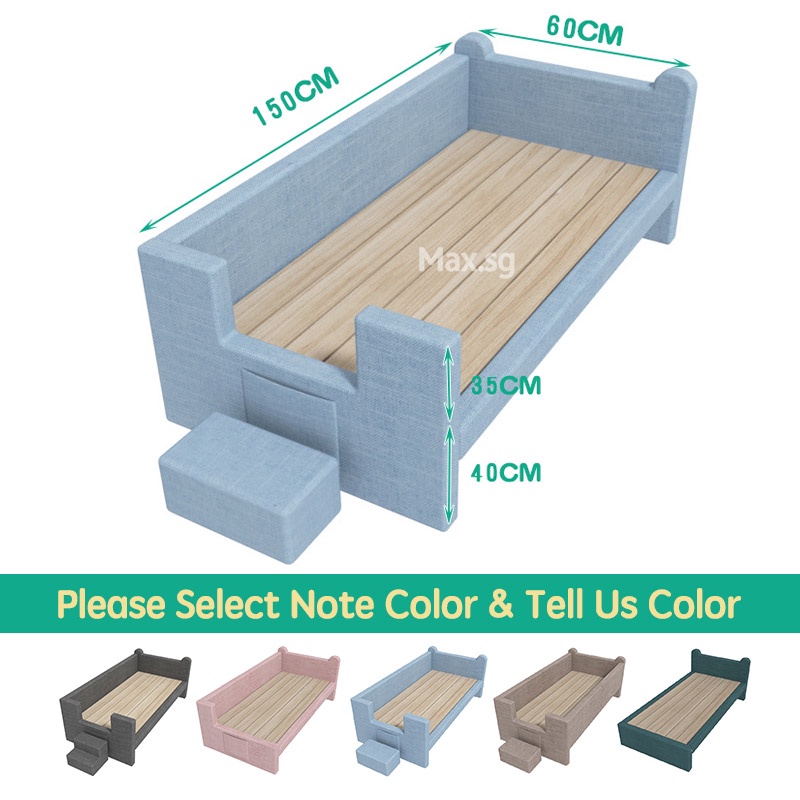 WSW Children Bed Crib Toddler Bed Crib With Guardrail Crib Frame Crib