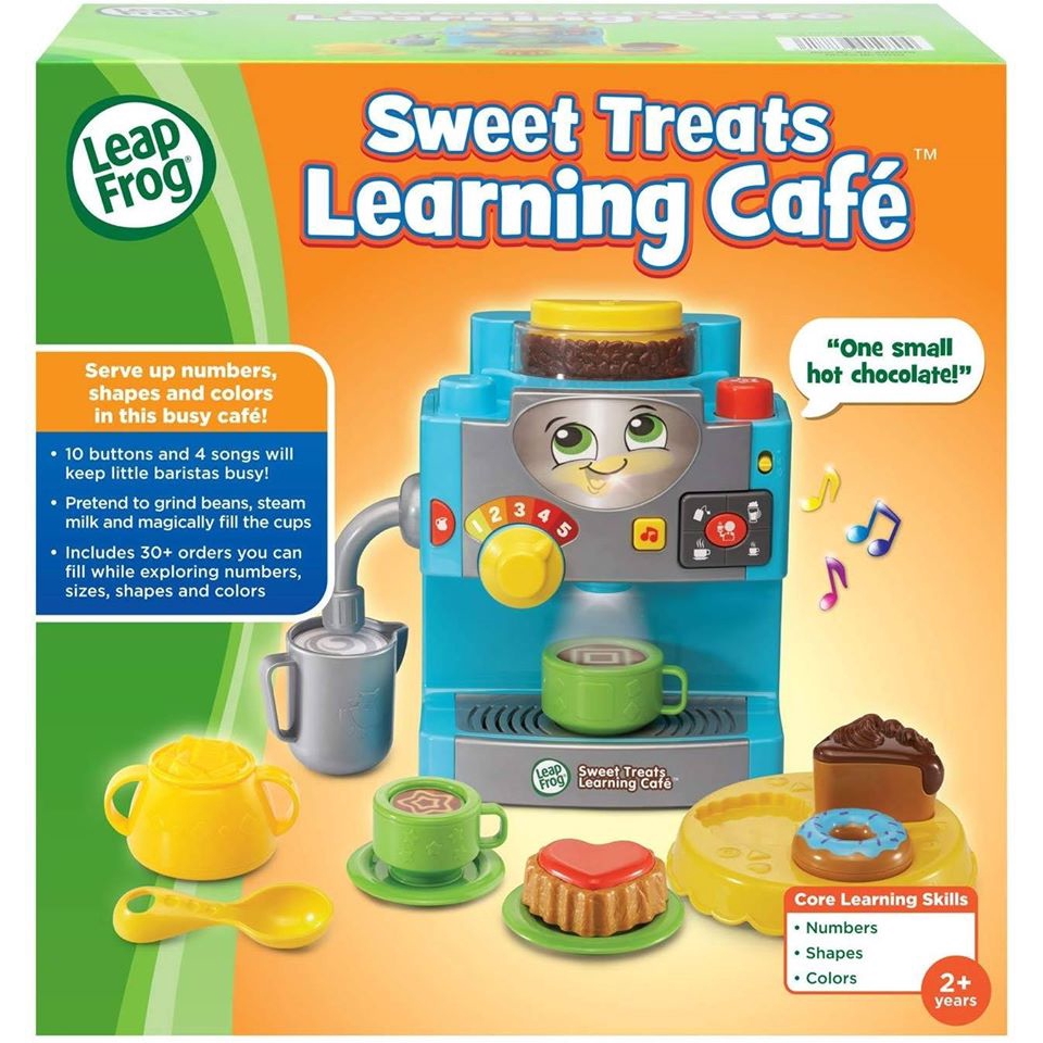 LeapFrog Coffee Maker Blue Brown Role Playing Toys Kitchen Set 3 6 years Shopee Singapore