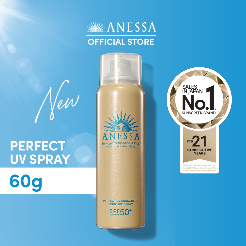 Anessa Perfect UV Sunscreen Skincare Spray 60g | Shopee Singapore