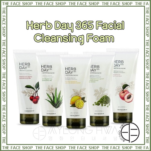 [THE FACE SHOP] Herb Day 365 Master Blending Facial Cleansing Foam