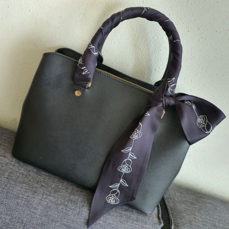 DIY With Me, Best Way To Tie Bag Handles, Louis Vuitton bag handle cover  with Ribbons, #twilly