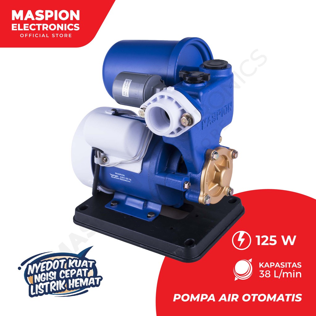 Maspion Water Pump Mesin Pompa Air Otomatis MWP-128 BAT - Gambar 2