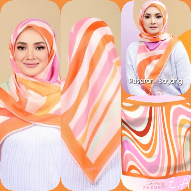 TUDUNG FAZURA SOFT PINK