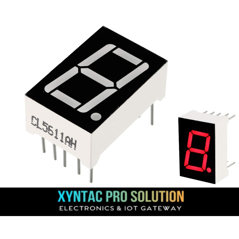 7 Segment LED Display 10pin 0.56 Inch Red Common Anode(CA) | Shopee ...