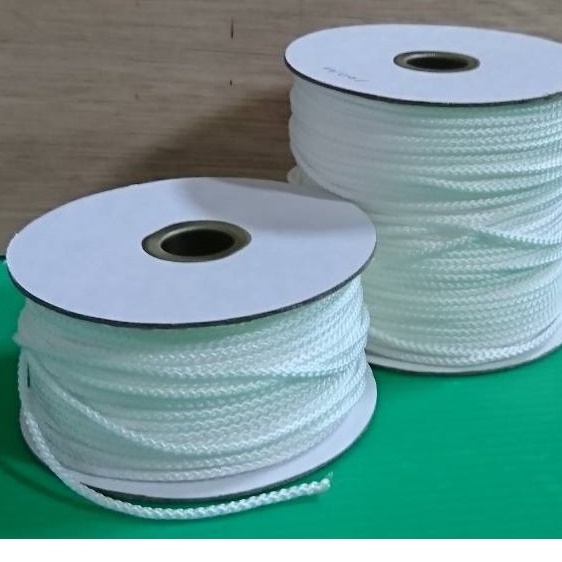 2mm White Curtain Drawstring Engineering Water Line General Commonly Used Nylon  Rope Blinds Storage Bundled 1 Roll 50m/100m Unit Price Including Tax Made  In Taiwan