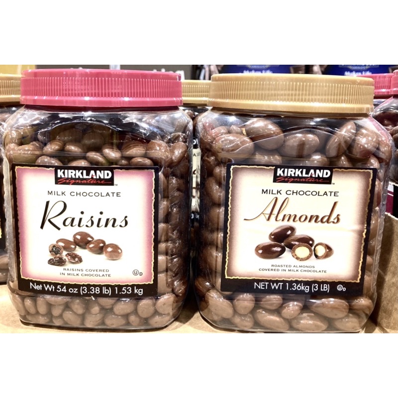 COSTCO Daigou Kirkland Signature Raisin/Almond Chocolate Shopee Singapore