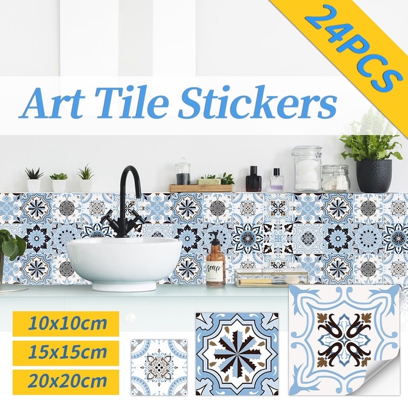 Tile Stickers Vinyl Decal WATERPROOF REMOVABLE for Kitchen -  Singapore