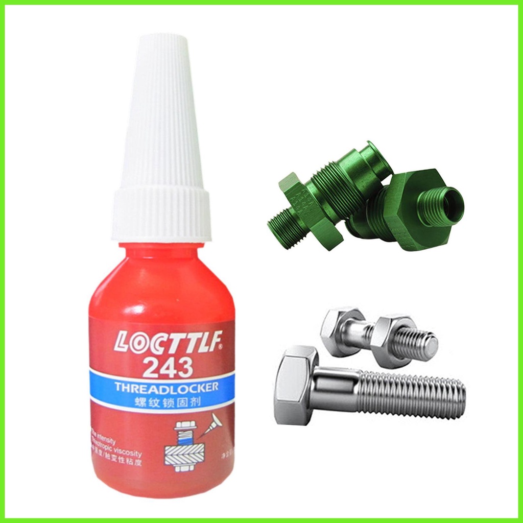 Blue Locktite Threadlocker 243 Medium Strength Oil Tolerant Threadlocker Heavy Duty