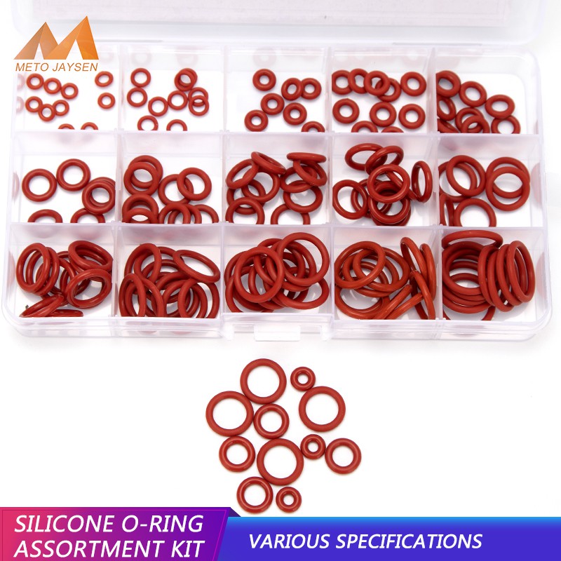 Red silicone clearance o rings