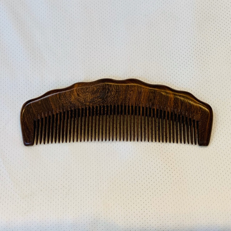 Natural Differences Red Gold Sandalwood {Hair Comb} -Log Massage Comb ...