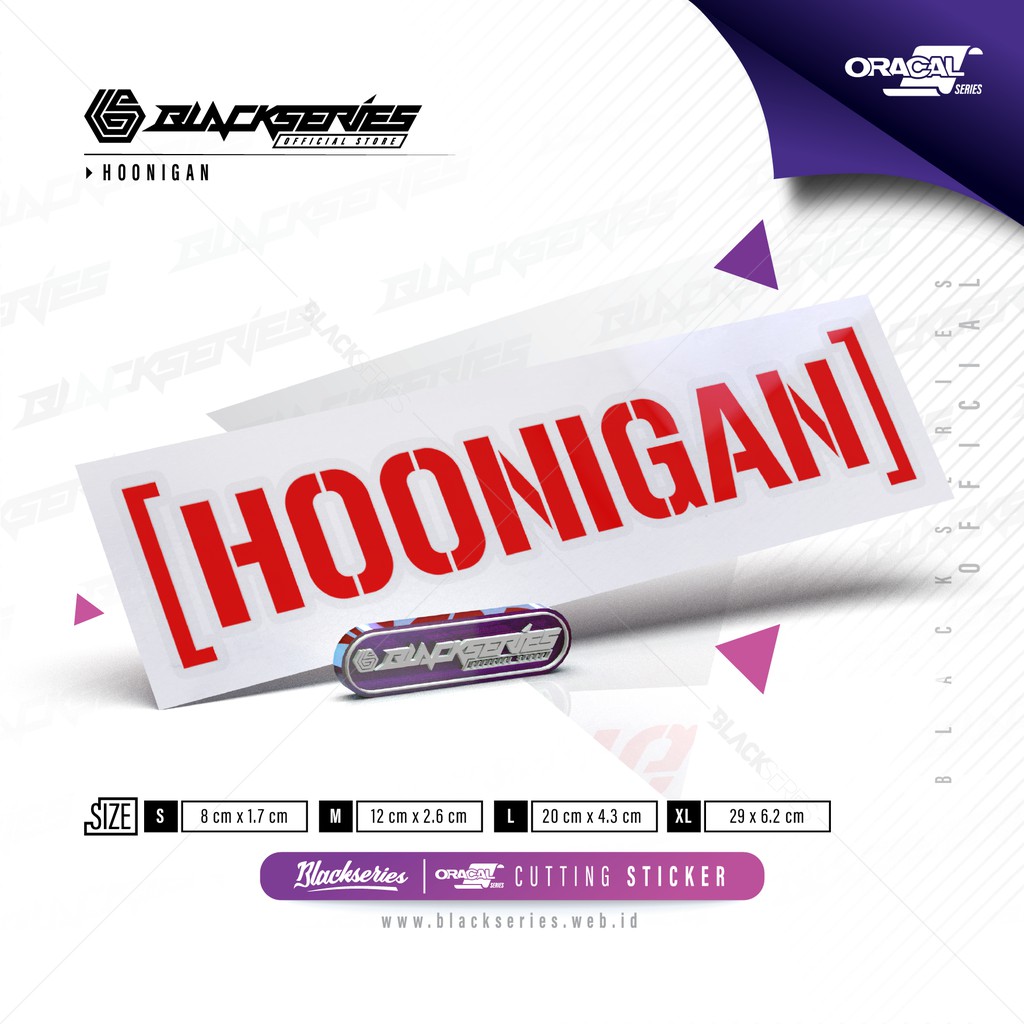 Hoonigan Sticker | Hoonigan Cutting Sticker | Shopee Singapore