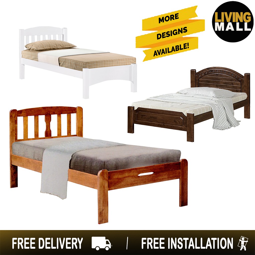 Shopee single on sale bed frame