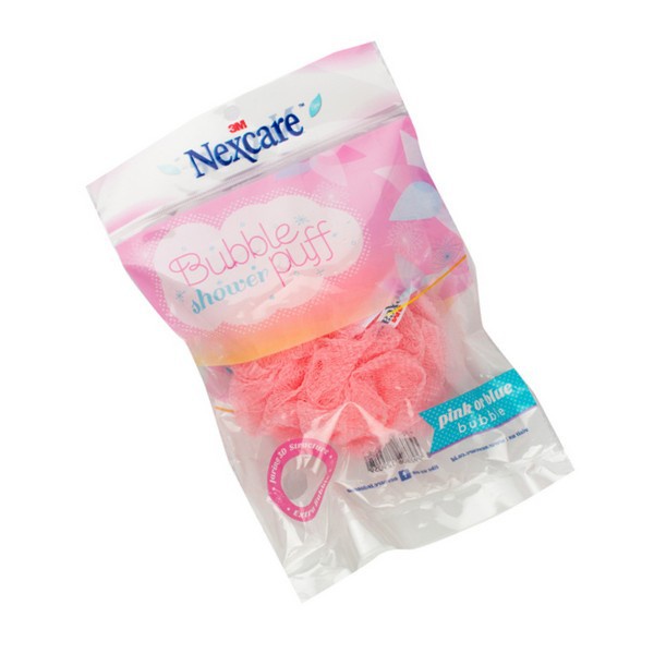 NEXCARE BUBBLE SHOWER PUFF / ALAT MANDI / SPONS MANDI / BUBBLE MANDI / PERALATAN MANDI / BUSA MANDI - Gambar 3