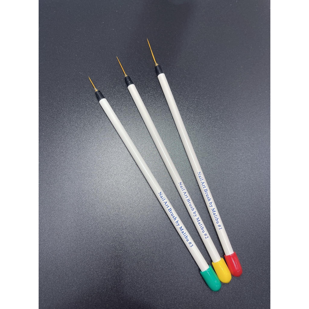 Genuine Beard Nail Art Brush Malibu (Retail 1 Tree) Shopee Singapore