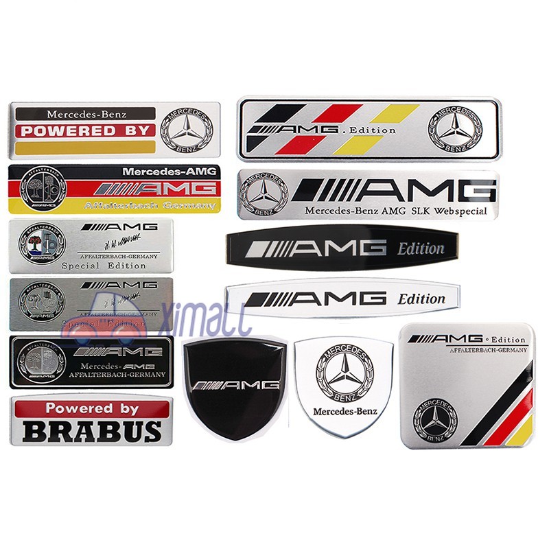 Mercedes-Benz Brabus Nameplate Trunk Emblem Sticker