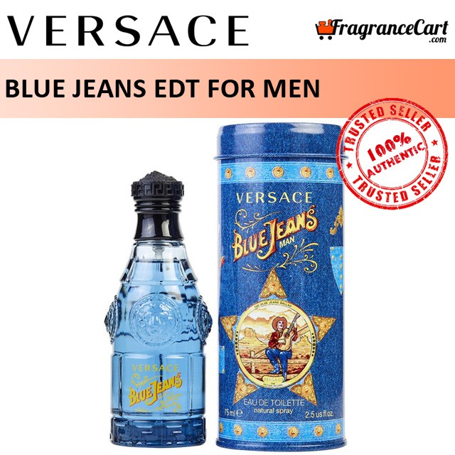 Versace Blue Jeans EDT for Men 75ml Tester Eau de Toilette Brand New 100 Authentic Perfume Shopee Singapore