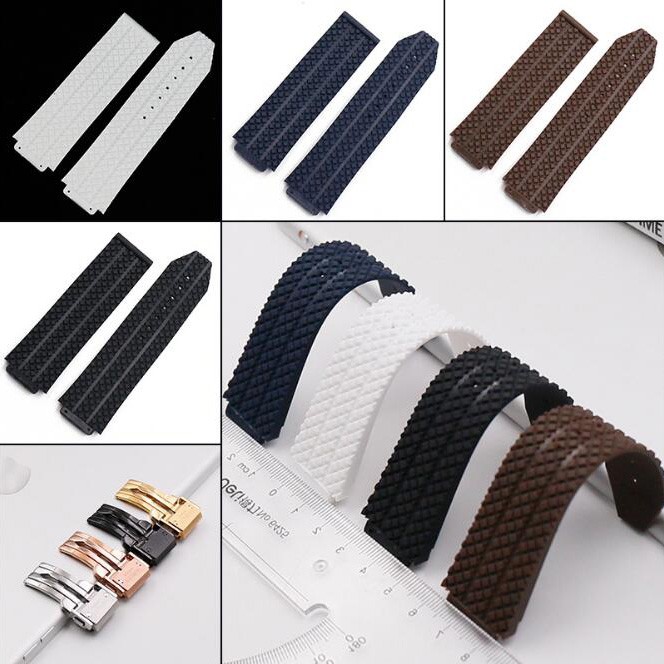 17mm rubber watch band hot sale