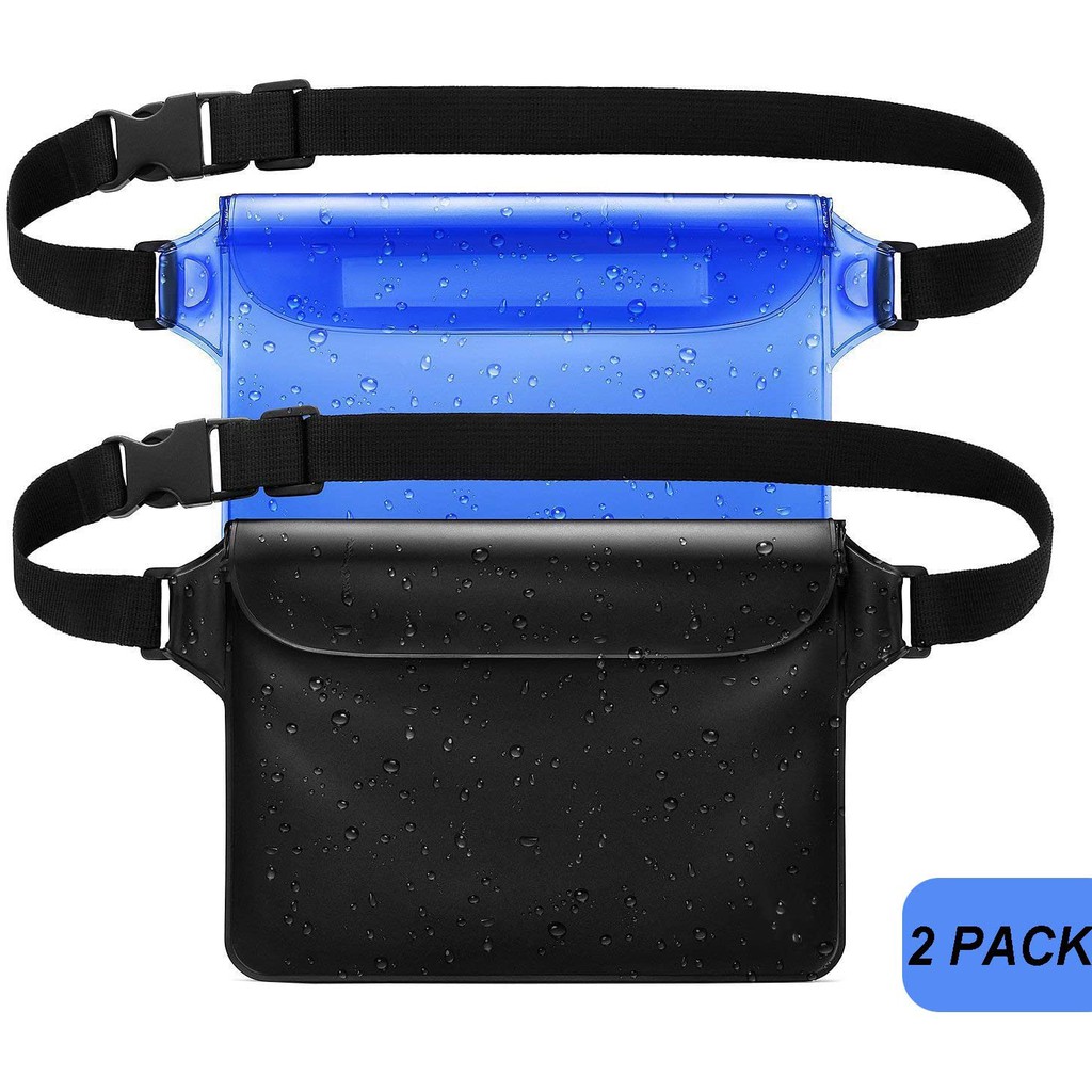 2-pack Waterproof Phone Pouch Ipx8 Waterproof Bag Adjustable Fanny Pack For  Beach Swimming Snorkeling Free Shipping