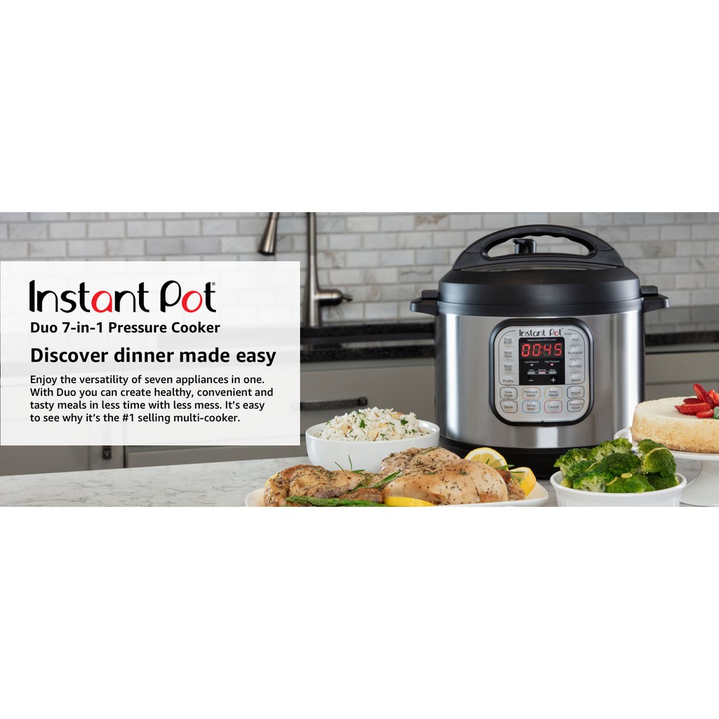 Instant Pot Duo Mini V2 7 in 1 Electric Pressure Cooker 3L 240V SGPlug
