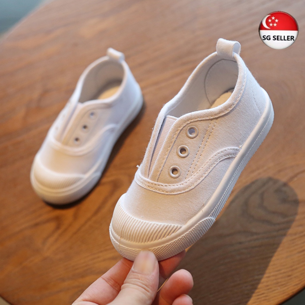 White School Shoes Model C08 1 2 3 5 for boys and girls 2 10 years toddler infant kindergarten Shopee Singapore