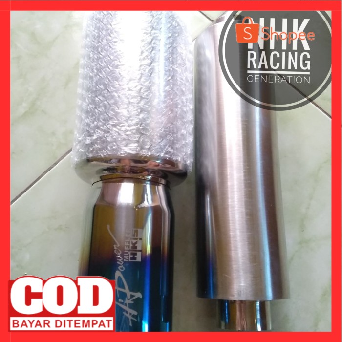 Car Exhaust + RESONATOR HKS HI POWER JAZ AYLA INOVA ANANZA XENIA Etc. Shopee Singapore
