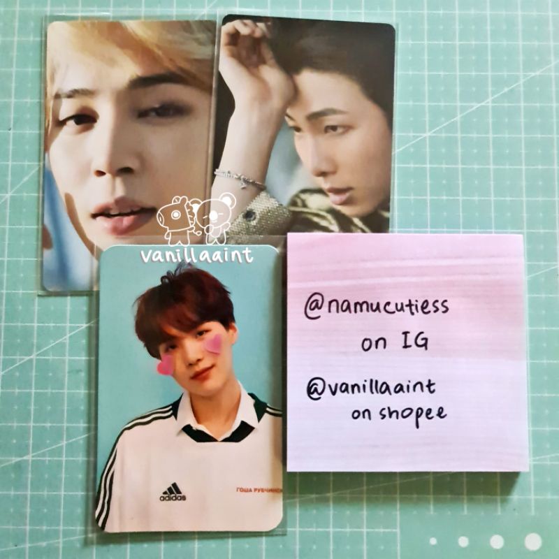 Official Photocard Yoongi Answer F bundle Dicon Namjoon Jimin PC SUGA ...
