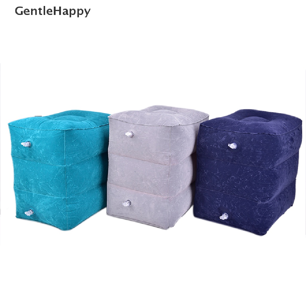 GentleHappy Inflatable Portable Travel Footrest Plane Train Kids Bed