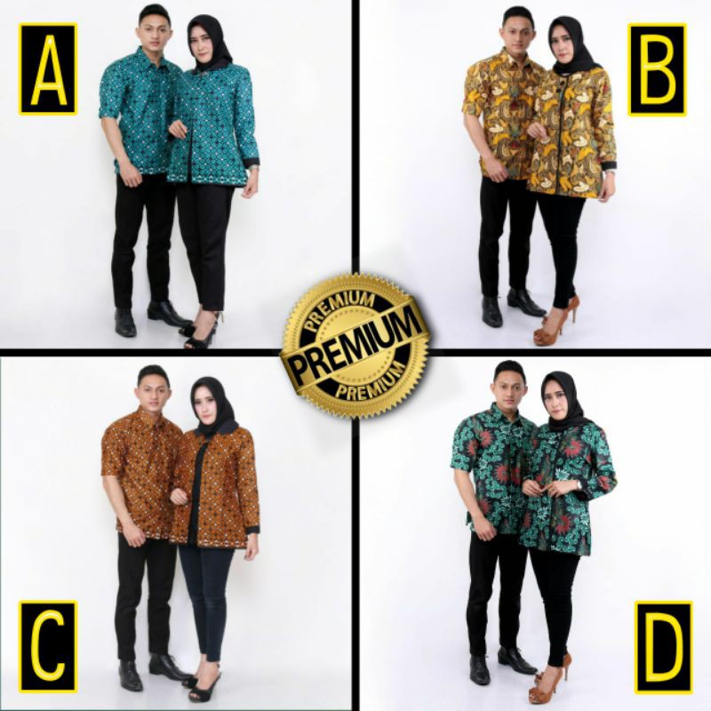 Batik COUPLE - BATIK COUPLE 2020 - PREMIUM Quality NO.1 In SHOPPE (Not ...