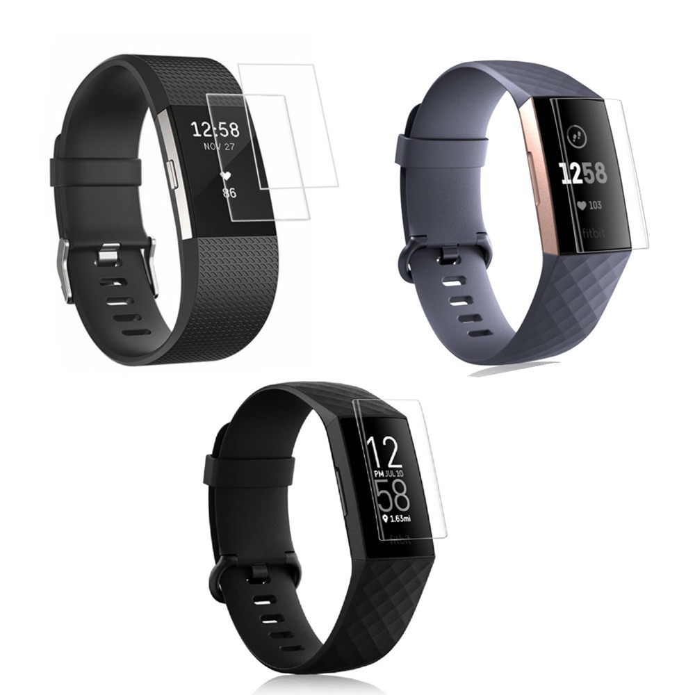 Soft Film Screen Protector For Fitbit Charge 2 3 4 5 Shopee Singapore