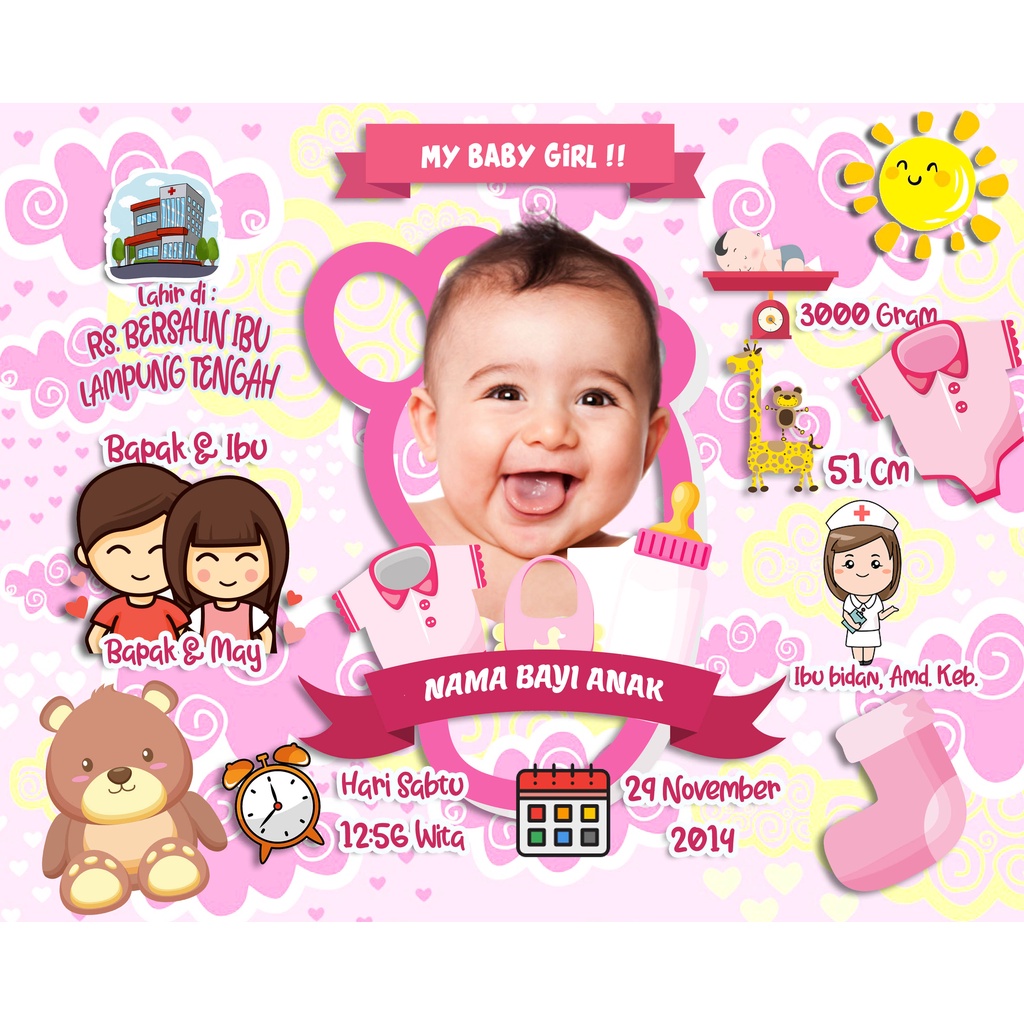 Biodata 001 BABY LAMINATING BABY BIODATA BABY BIODATA Personal DATA ...