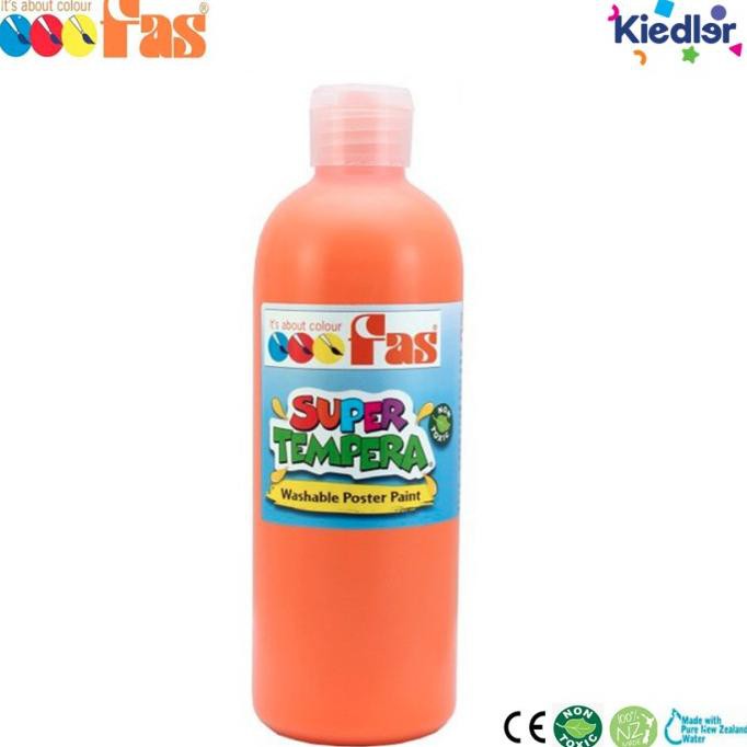 Equipment Tools FAS SUPER TEMPERA WASHABLE POSTER PAINT 500ML