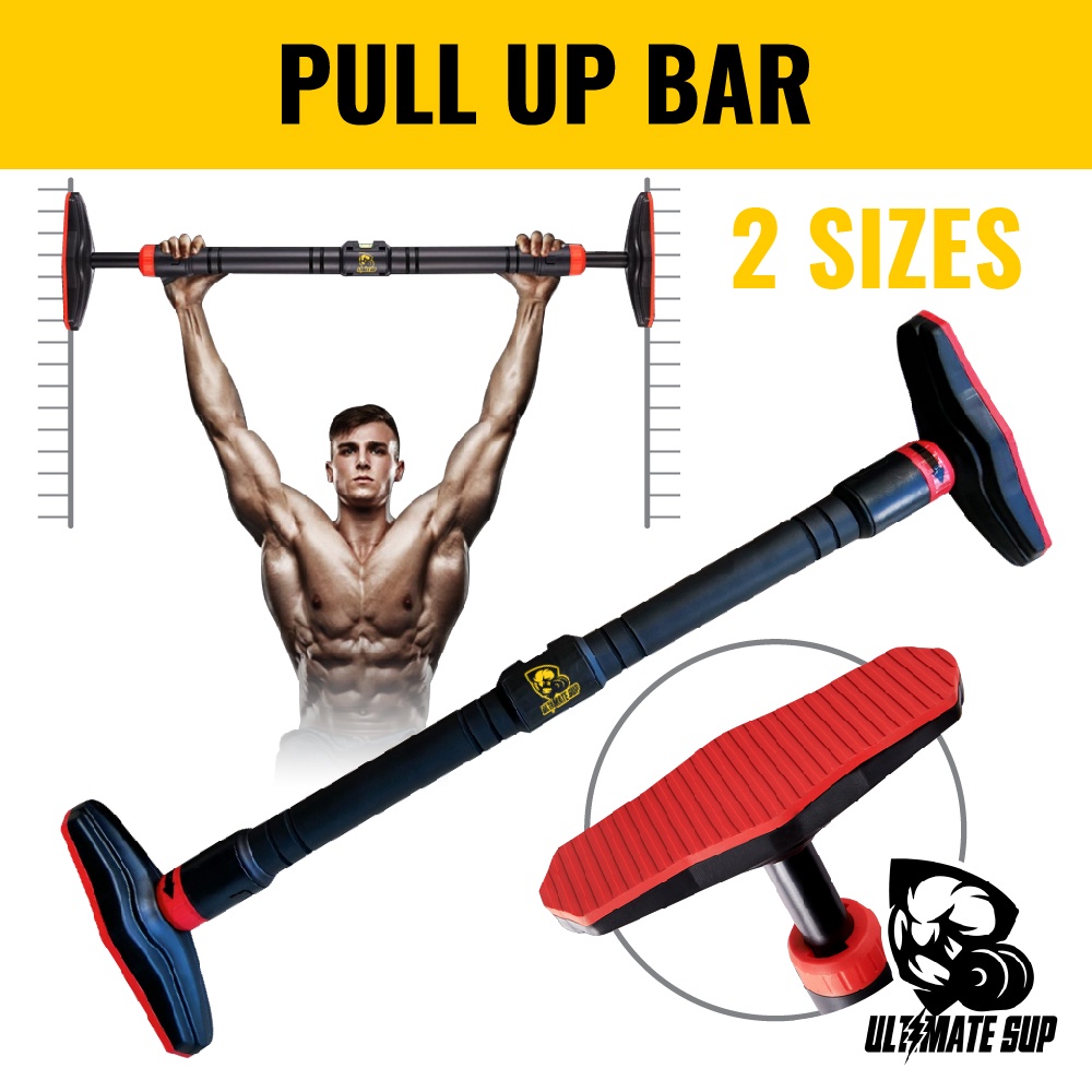 UltimateSup Wall Mounted Pull Up Bars, Portable Home Chin Up Fitness ...