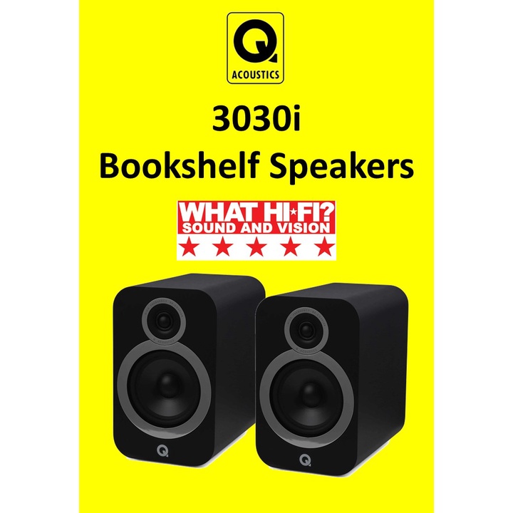 Q Acoustics 3030i What Hi-Fi? Award Winning Bookshelf Speakers