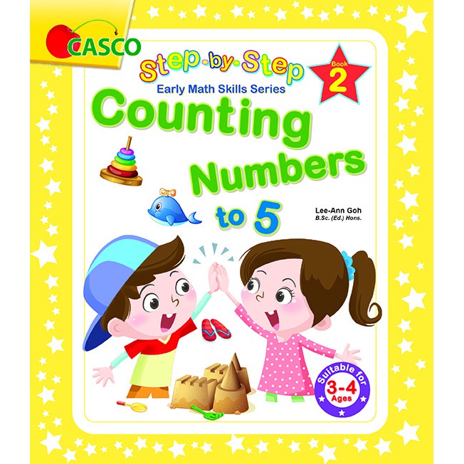 Step by Step Early Math Skills Book 2: Counting Numbers to 5 (for Ages ...