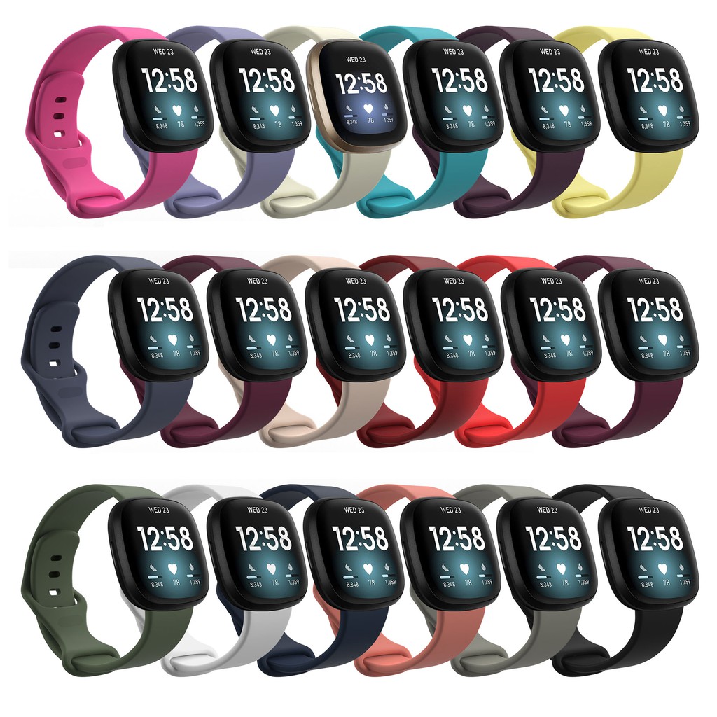 Fitbit versa wristband size sale