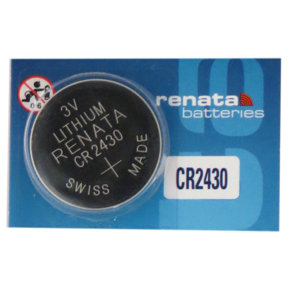 Renata CR2430 3V Lithium Button Cell Battery CR2430N CR 2430 Made in ...
