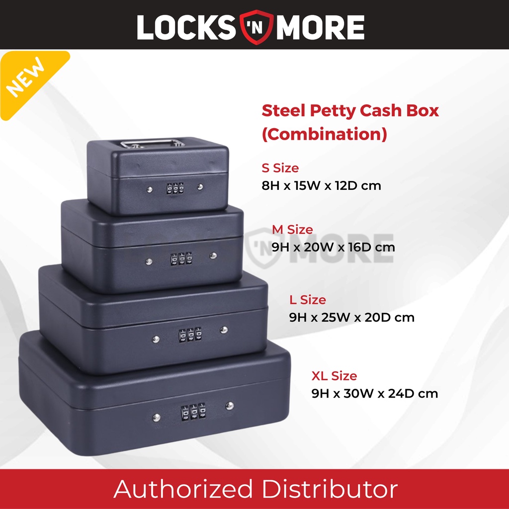 Combination Steel Cash Box Shopee Singapore