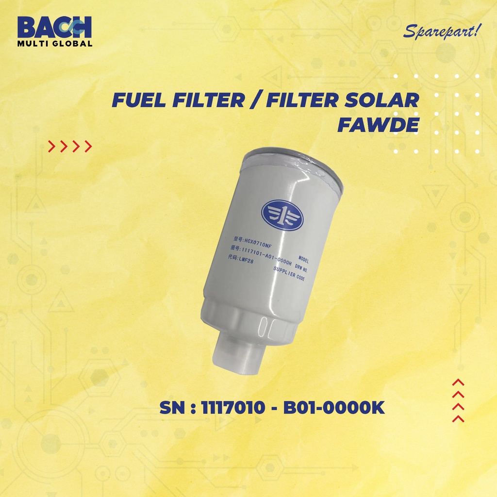Fuel Filter/Diesel Filter Genset Fawde 20kva 1117010B010000K Shopee