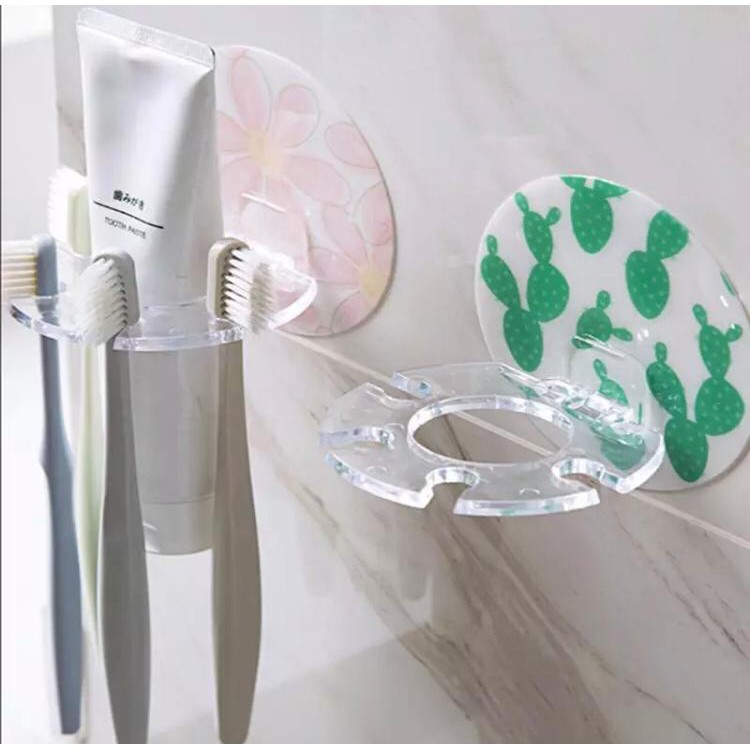 Toothbrush holder, Toothbrush rack, toothpaste rack, stick-on Model J72 ...