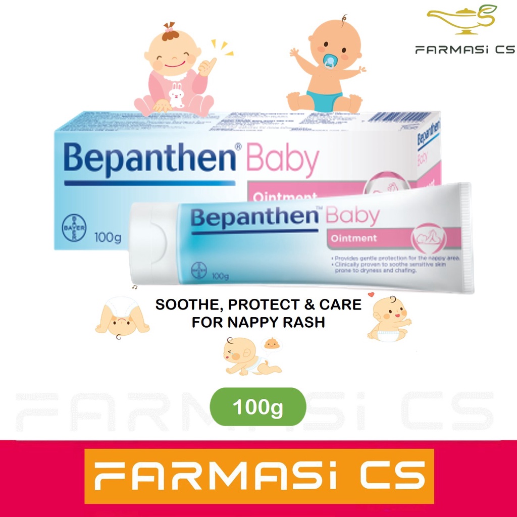 Bepanthen Baby Ointment 100g EXP:12/2025 [ Nappy rash Diaper care ...