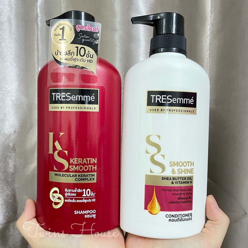 Tresemme Keratin Smooth Shampoo And Conditioner Combo Shopee Singapore