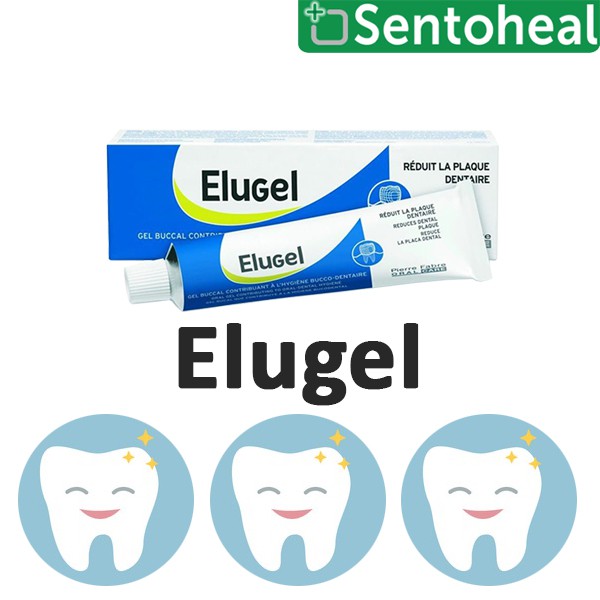 Elugel Antiseptic Gel 40ml - For Oral hygiene/ Toothpaste Gel | Shopee ...