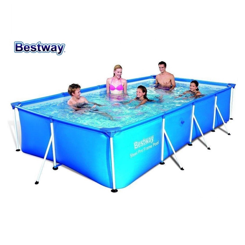 (ANTI RUST IRON FRAME) Bestway Steel Pro Frame Swimming Pool Super ...