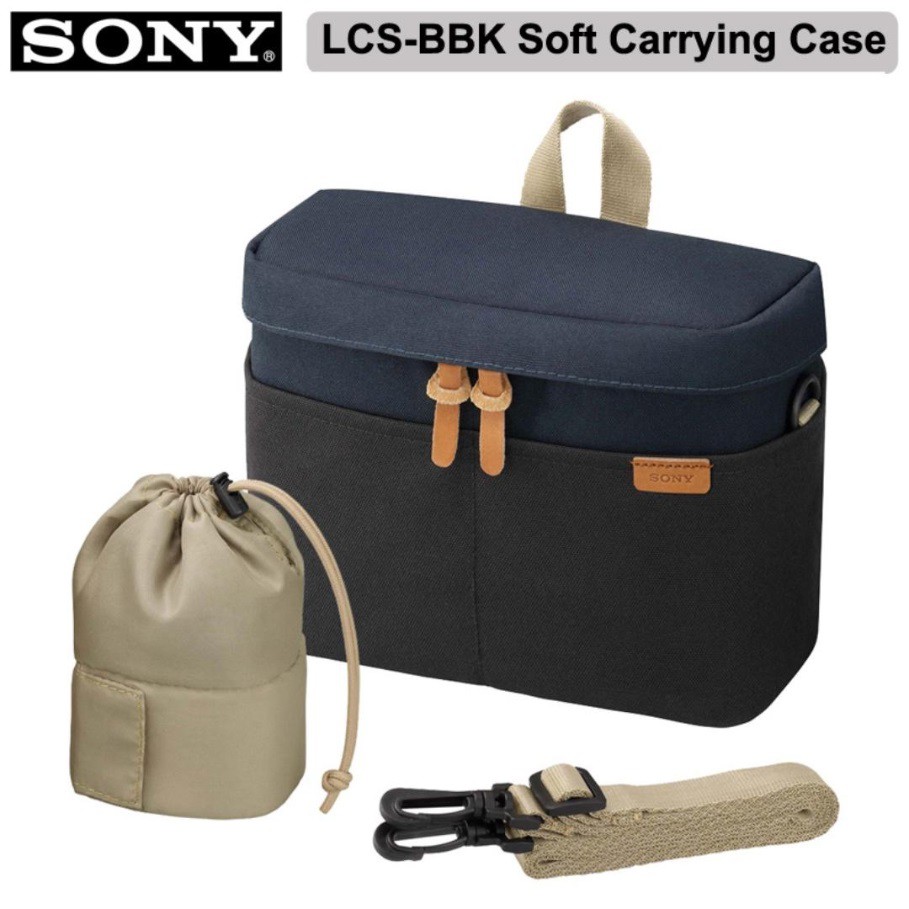 Sony Bag LCS BBK Camera Bag Multi Purpose Camera Bag 100 Original Authentic Ready Stock Dark Blue Shopee Singapore