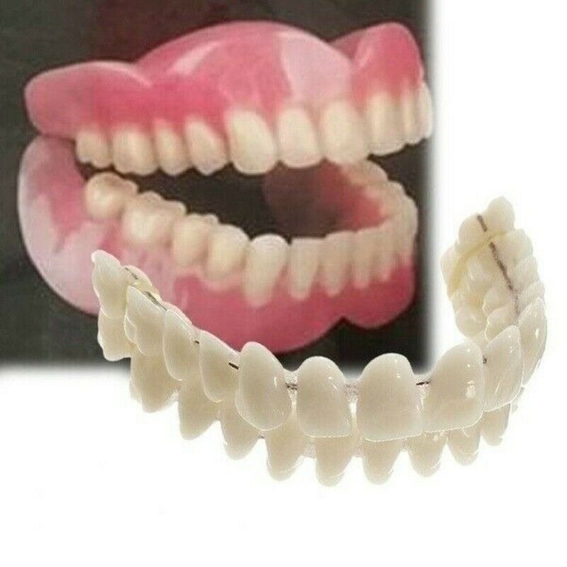 1 set Full Set Upper Lower Shade Dental Synthetic Resin False Fake ...