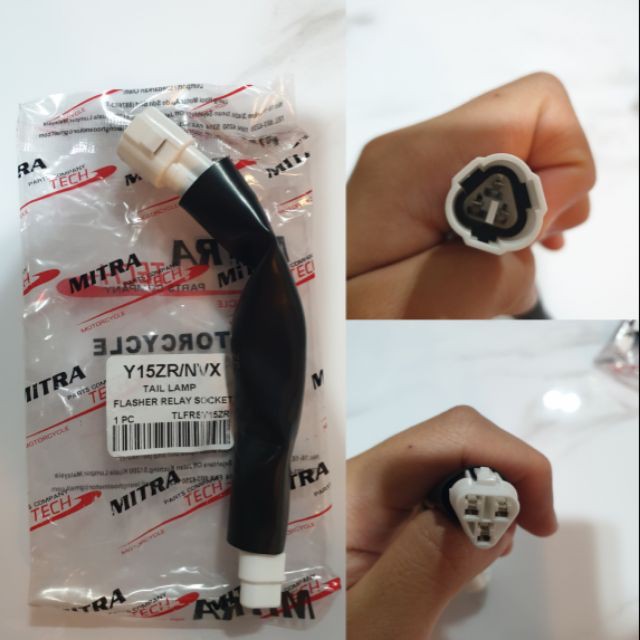 TAIL LAMP FLASHER RELAY SOCKET YAMAHA SNIPER 150 Y15ZR MXKING AEROX 155
